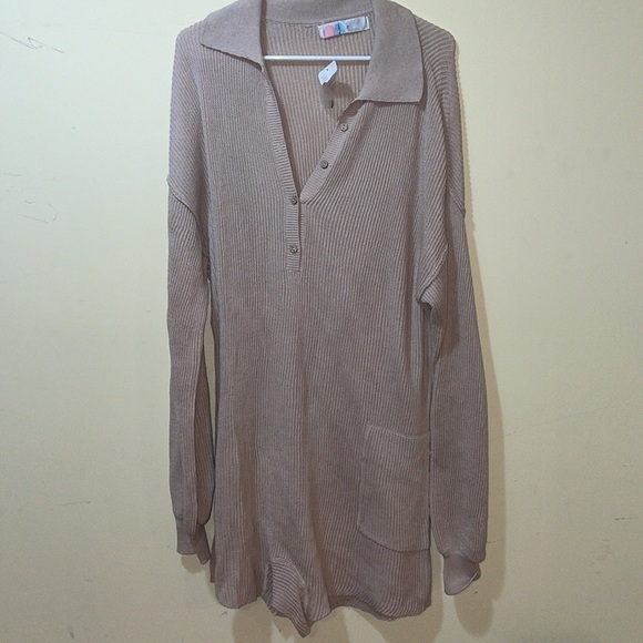 Women’s New Free People FP Beach Picnic Sweater Romper - Picture 4 of 10